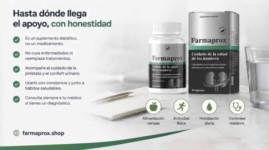 Farmaprox — suplemento dietético en cápsulas